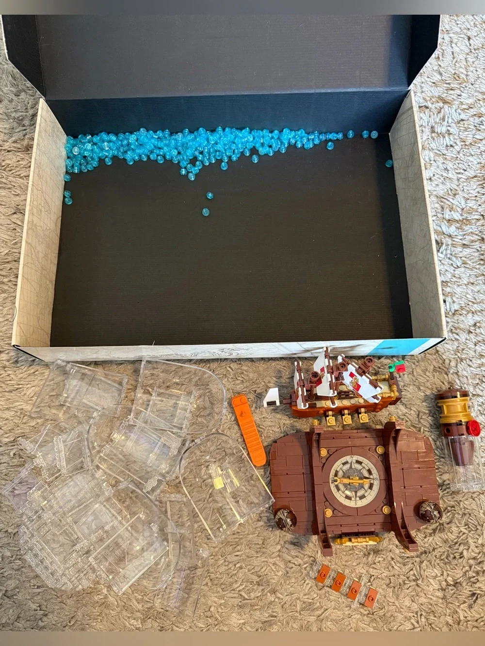 LEGO IDEAS 21313 Ship in a Bottle Great Used Condition